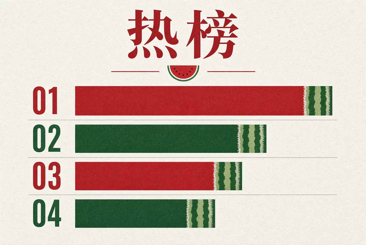 热榜编辑关注方向